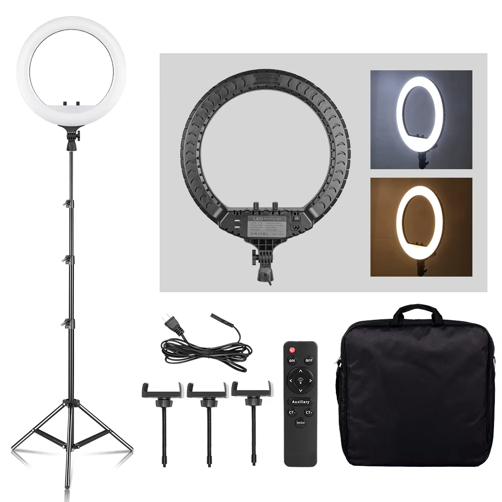 Photography Lighting Set Up - Lampu LED Selfie Video Ring Light
