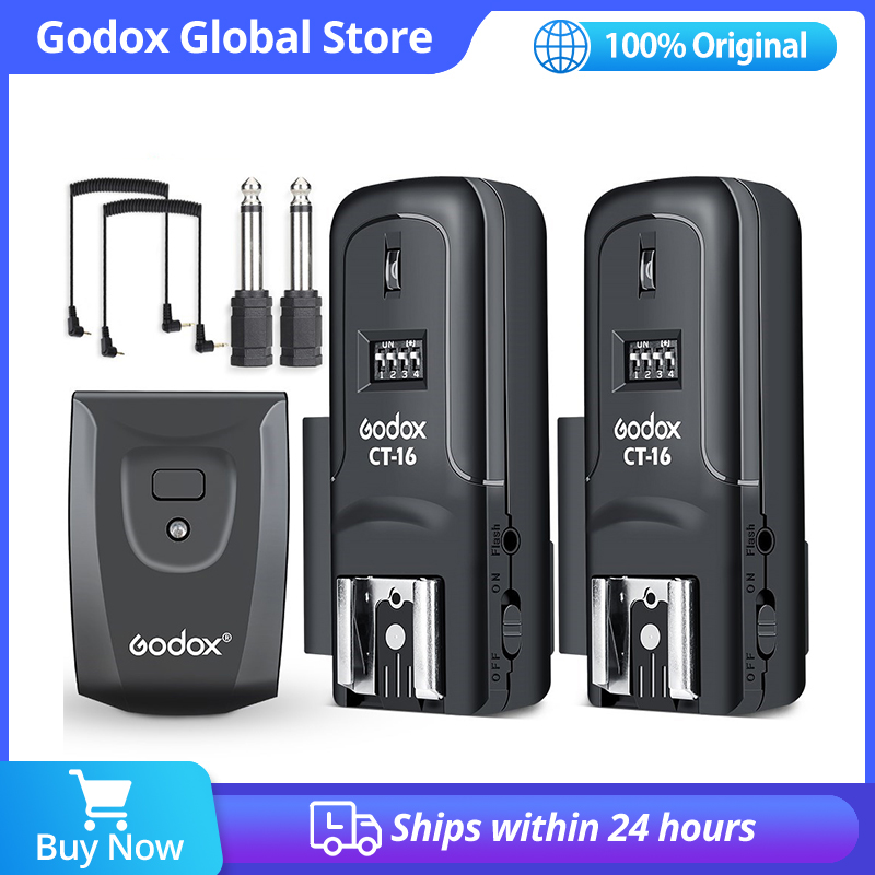 Trigger Receiver Set - Godox CT-16 16 Saluran Pemancar Radio