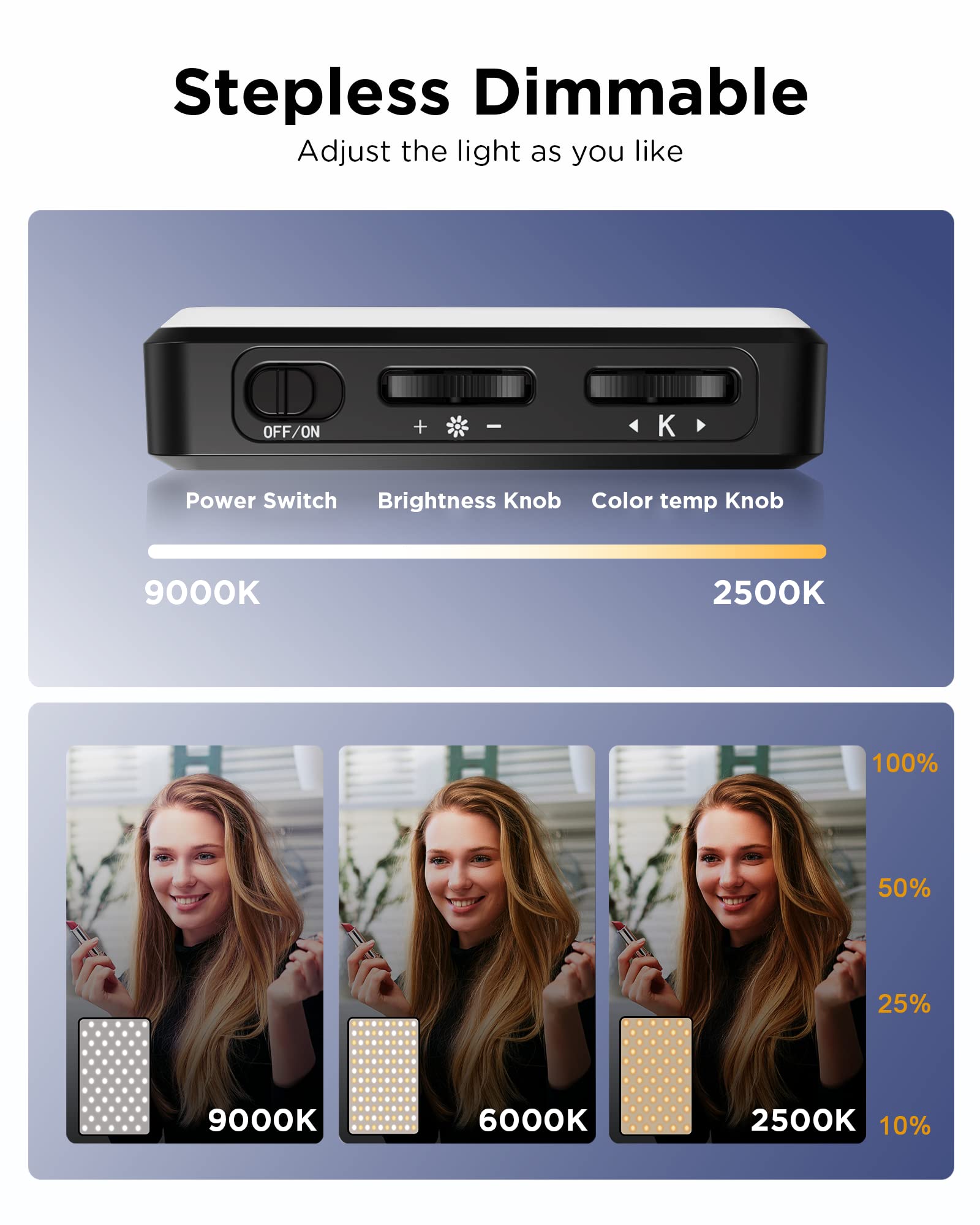 Lampu Selfie LED 3000Mah 120 L - Photography Lighting Set Up ulasan dan harga