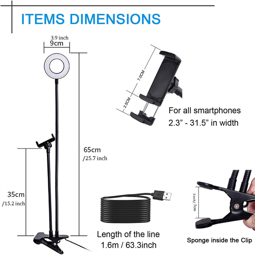 Dudukan Ponsel Fleksibel Unive - Photography Lighting Set Up ulasan dan harga