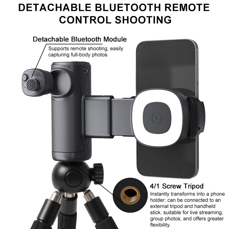 Pegangan Selfie Bluetooth deng - Photography Lighting Assistant ulasan dan harga