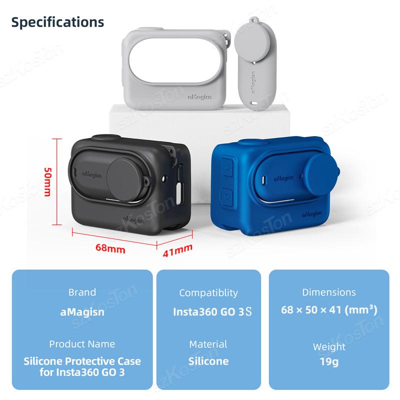 Casing pelindung silikon untuk - Insta360 Camera Go 3 ulasan dan harga