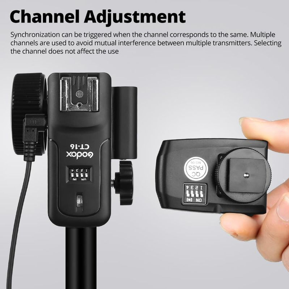 Godox CT-16 16 Kanal Pemicu Fl - Trigger Receiver Set ulasan dan harga