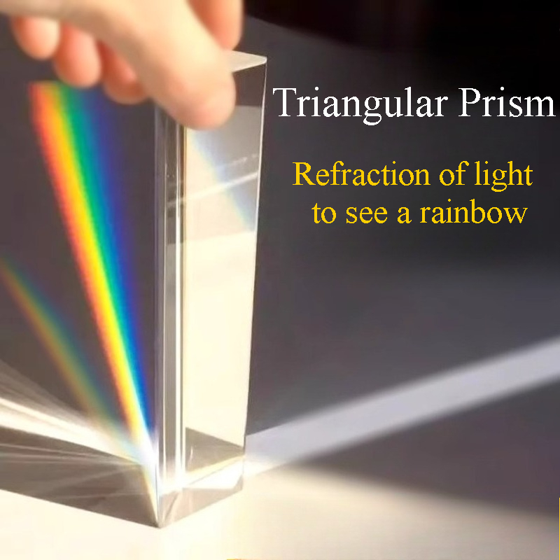 1 Buah Prisma Segitiga Pelangi - Photography Lighting Triangle ulasan dan harga