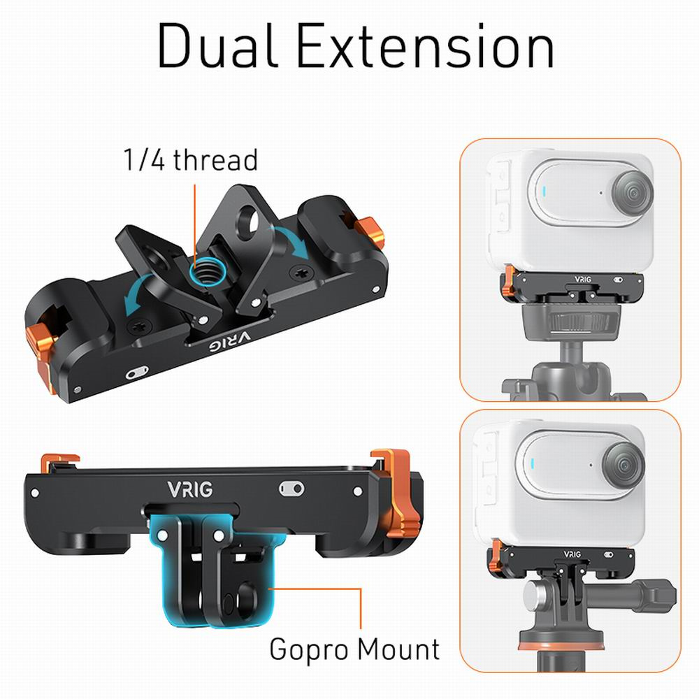 VRIG Basis Pengisian Daya Magn - Insta360 Camera Go 3 ulasan dan harga