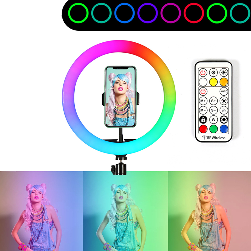 Lampu Cincin Swafoto Led RGB 1 - Photography Lighting Set Up ulasan dan harga