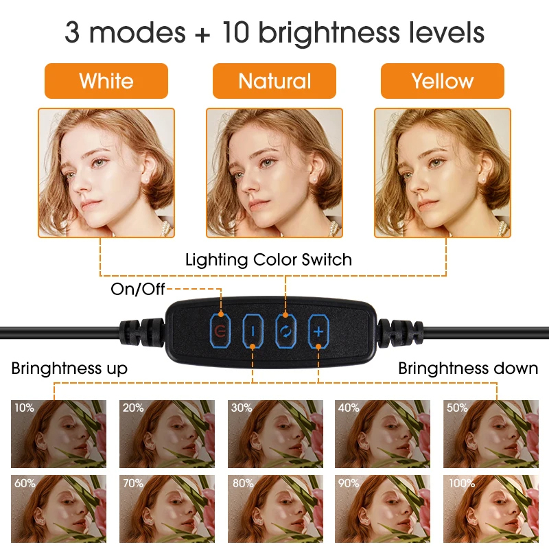 Lampu Cincin Swafoto LED 10 In - Photography Lighting Set Up ulasan dan harga