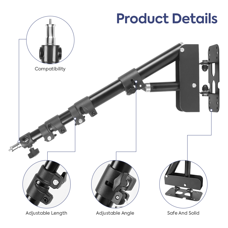 Lengan Boom Segitiga untuk Pem - Photography Lighting Triangle ulasan dan harga