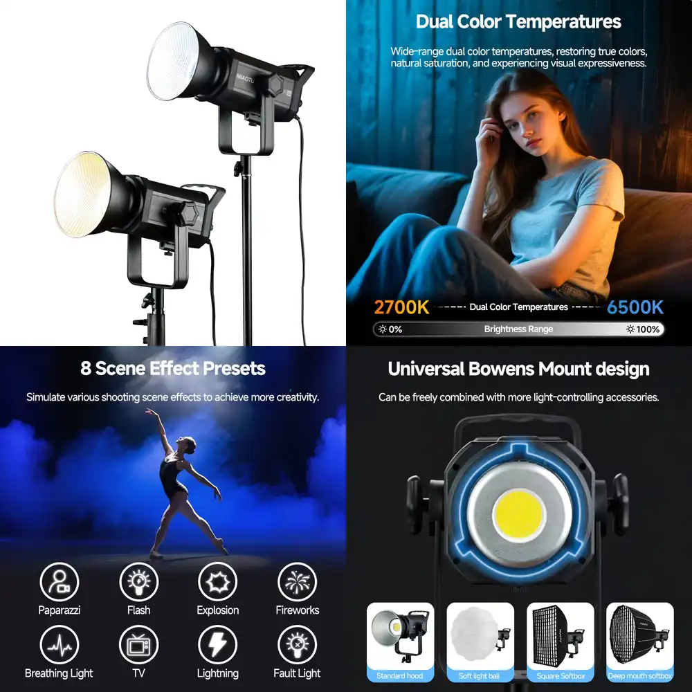Lampu Fotografi Daya Tinggi Mi - Photography Lighting Direction ulasan dan harga