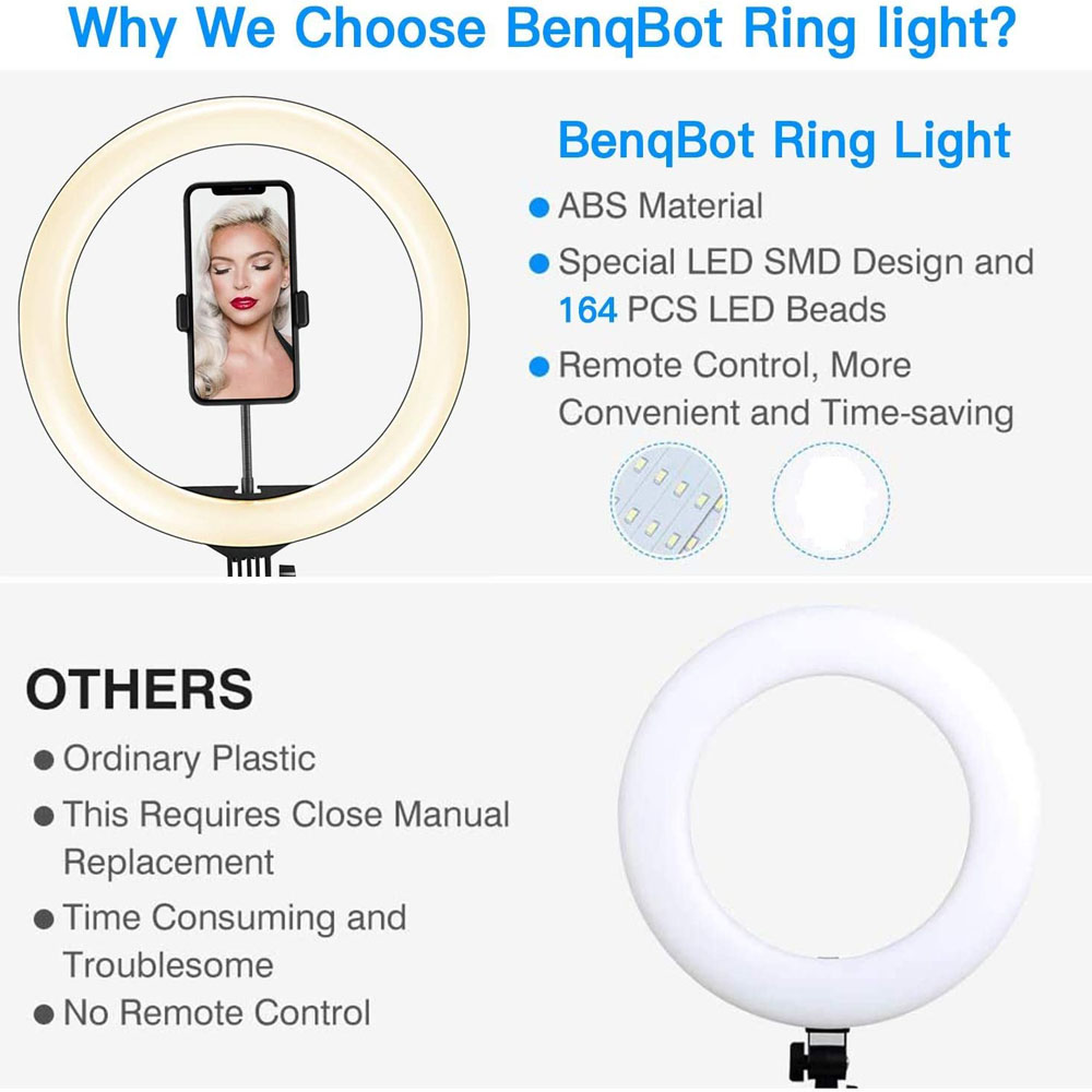 Lampu Ring LED 26 33CM dengan  - Photography Lighting Set Up ulasan dan harga