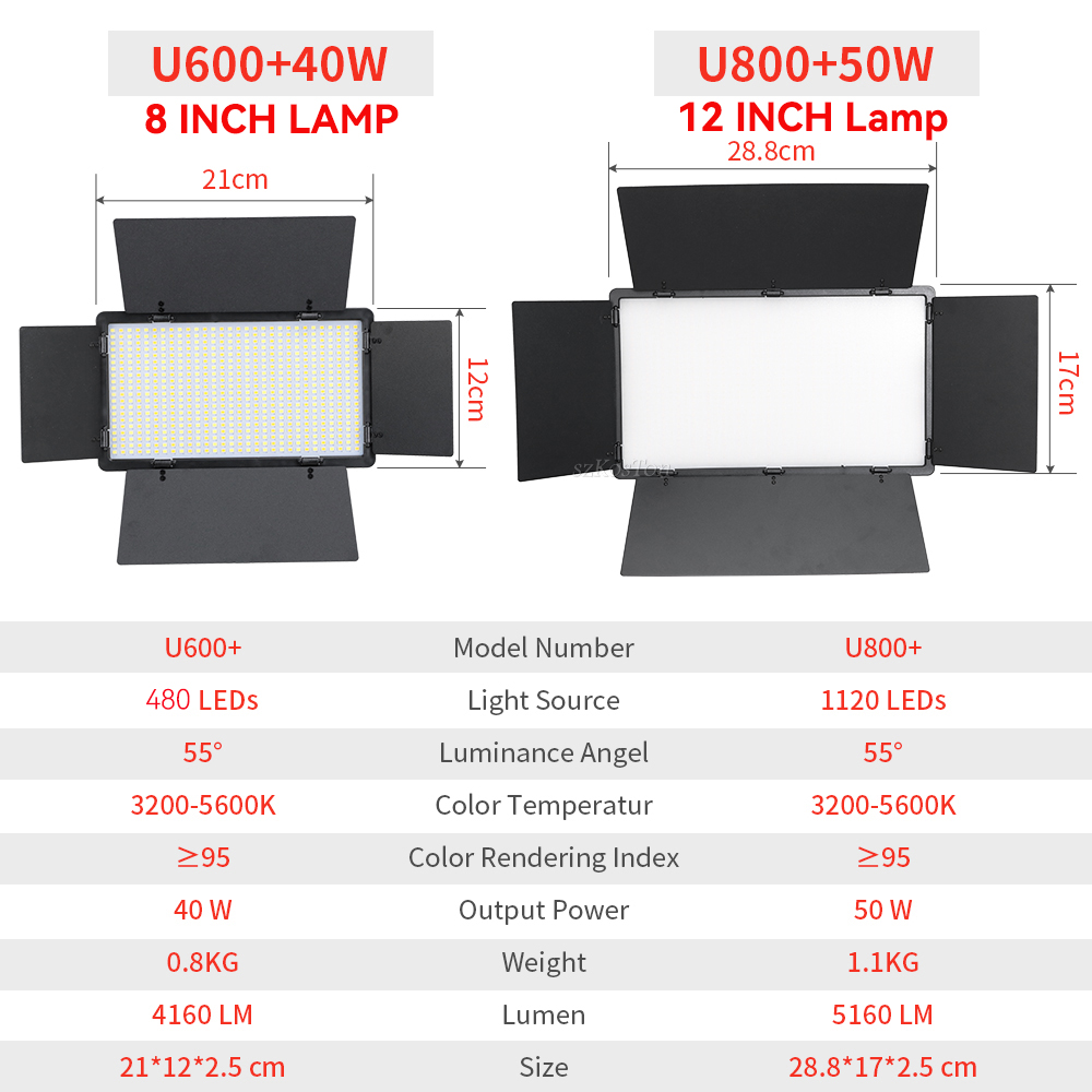 U800 U600 Kit Lampu Perekam La - Photography Lighting Set Up ulasan dan harga