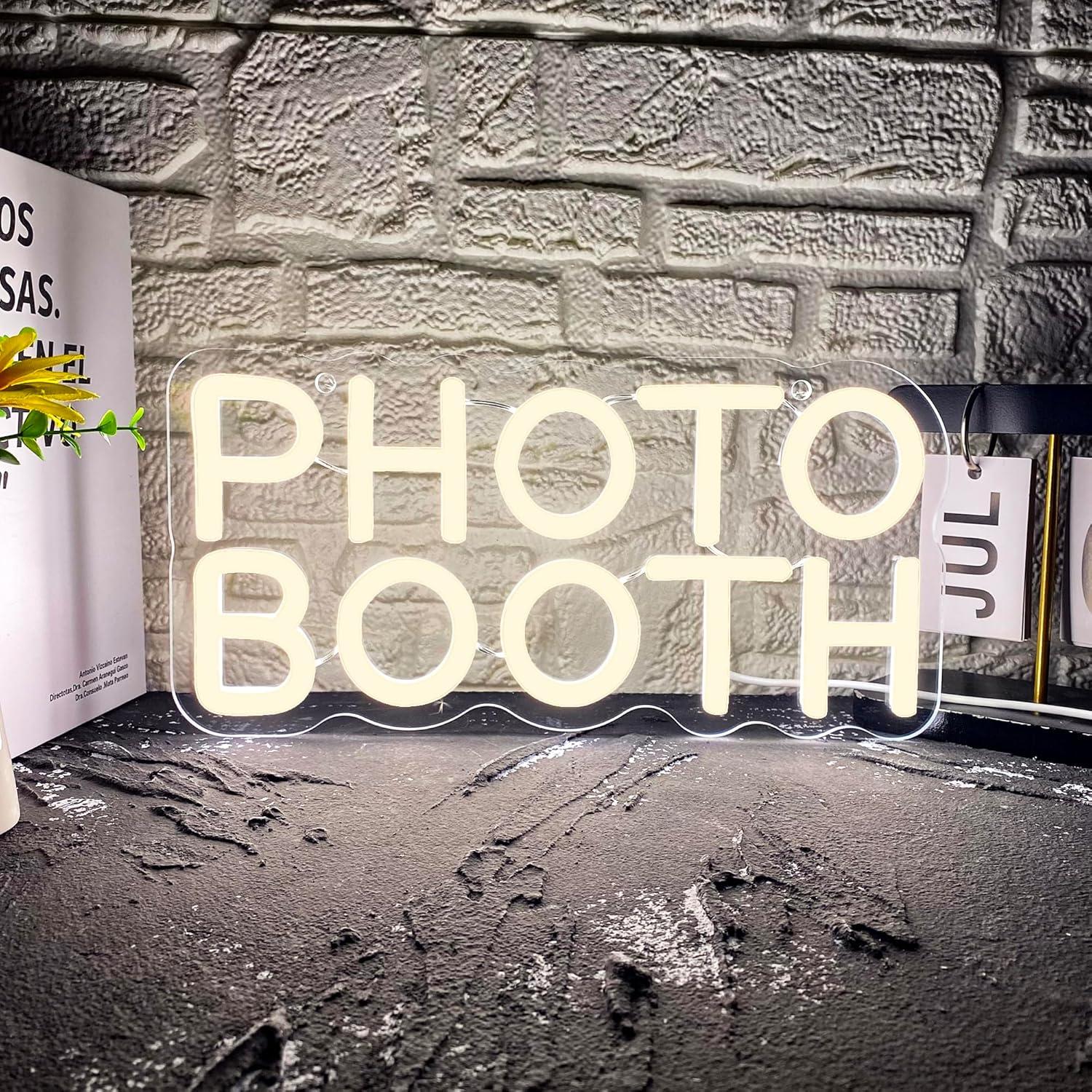 Lampu Neon Photo Booth, Lampu  - Photography Lighting Wedding Reception ulasan dan harga