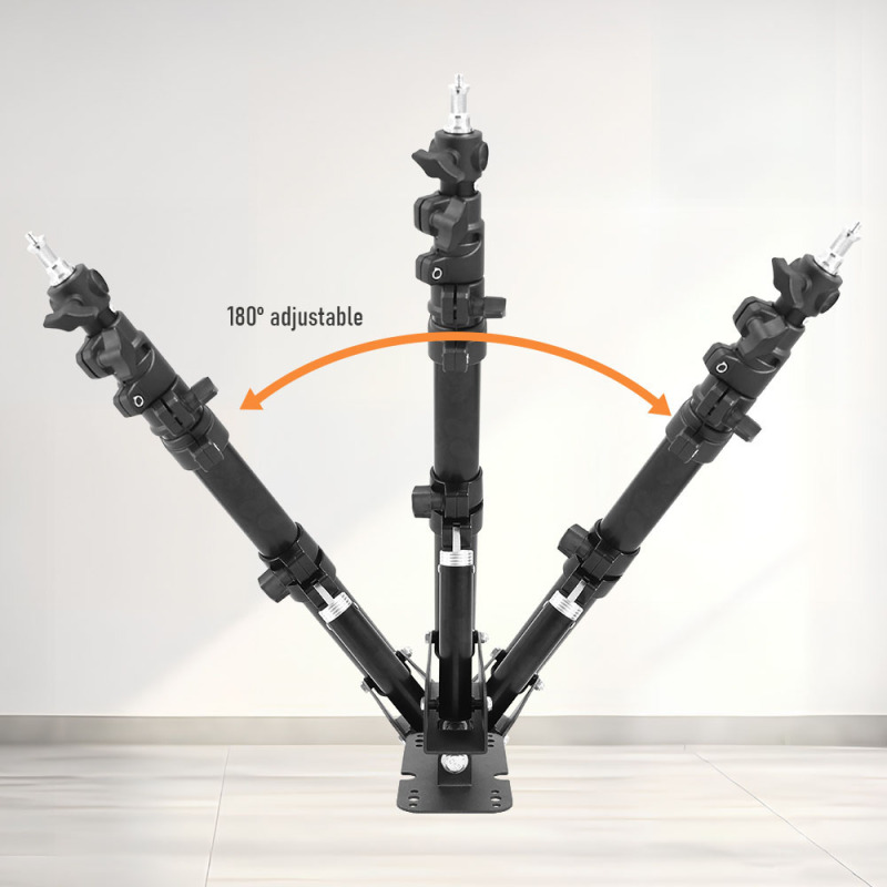 Dudukan lampu dinding logam, l - Photography Lighting Triangle ulasan dan harga